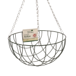 Kingfisher Garden 12" Wire Hanging Basket